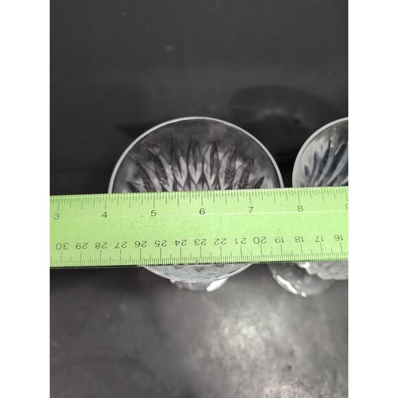 Fostoria Kimberly Iced Tea‎ Goblets, 6.25" Glasses Set of 2, Vtg Glass Drinkware - Picture 9 of 9